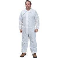 Premium Coveralls, Medium, White, Microporous Ontario Safety Products