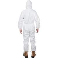 Premium Hooded Coveralls, Medium, White, Microporous Ontario Safety Products