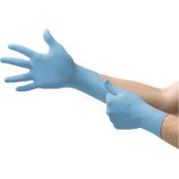 N20 Disposable Gloves, Small, Nitrile, 4.7-mil, Powder-Free, Blue SGW927 | Ontario Safety Product