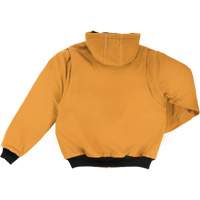 Blouson d'aviateur en toile lourde avec capuchon, Hommes, Petit, Brun Ontario Safety Products