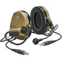 Casque VI NIB avec deux fils de sortie Peltor ComTac, Style Cordon cervical, 22 dB Ontario Safety Products