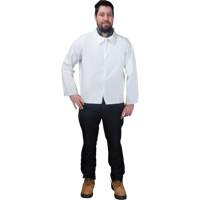 Disposable Shirt, Microporous, 2X-Large, White SGY259 | Ontario Safety Product