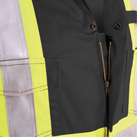 7702BK Combinaison ignifuge et r&eacute;sistant &agrave; l'arc &eacute;lectrique 88/12 FR-Tech, Taille 36, Noir, 9,7 cal/cm² Ontario Safety Products