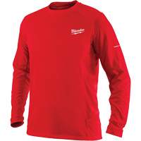 Workskin Long Sleeve Shirt, Men's, Small, Red Ontario Safety Products