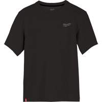 Hybrid Work Tee Shirt, Men's, Small, Black Ontario Safety Products