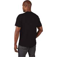 Hybrid Work Tee Shirt, Men's, Small, Black Ontario Safety Products