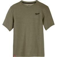 Hybrid Work Tee Shirt, Men's, Small, Green Ontario Safety Products