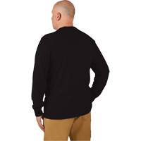 Hybrid Work Tee Shirt, Men's, Small, Black Ontario Safety Products