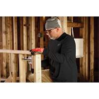Hybrid Work Tee Shirt, Men's, Small, Black Ontario Safety Products