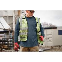 Hybrid Work Tee Shirt, Men's, Small, Blue SGY813 | Ontario Safety Product