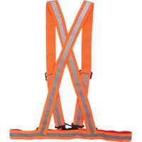 Traffic Harness, High Visibility Orange, Silver Reflective Colour, X-Large SGZ624 | Ontario Safety Product
