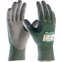 ATG MaxiCut&reg; Engineered Yarn Cut Resistant Gloves, Size Large, 15 Gauge, Nitrile Coated, Engineered Yarn Shell, ASTM ANSI Level A2/EN 388 Level 3/EN 388 Level B Ontario Safety Products