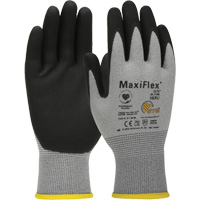 Gants compatibles avec les &eacute;crans tactiles ultral&eacute;gers ATG MaxiFlex Elite, Grand, R&ecirc;vetement Nitrile, Calibre 18, Enveloppe en Nylon Ontario Safety Products