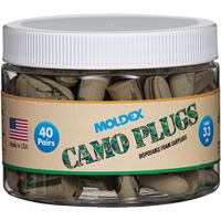 Camo Earplugs, Bulk - Canister SGZ837 | Ontario Safety Product