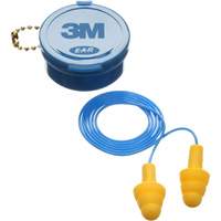 E-A-R Ultrafit Premolded Earplugs, Corded, Pair - Plastic Case, 25 dB NRR, One-Size Ontario Safety Products