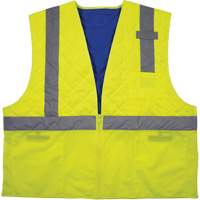 Chill-Its 6668 Safety Cooling Vest, Small, High Visibility Lime-Yellow Ontario Safety Products