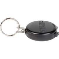 Amarre en c&acirc;ble d'acier pour outil, R&eacute;tractable, Porte-cl&eacute; Ontario Safety Products