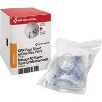 SmartCompliance<sup>®</sup> Refill CPR Faceshield with One-Way Valve, Single Use Faceshield, Class 2 SHC034 | Ontario Safety Product