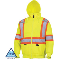 6925 Chandail &agrave; capuche, T-petit, Jaune haute visibilit&eacute; Ontario Safety Products