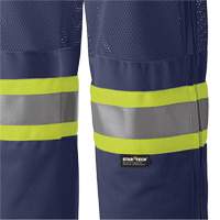 6003P Pantalon de s&eacute;curit&eacute; routi&egrave;re, Polyester, T-petit, Bleu marin Ontario Safety Products