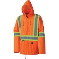 5598 Combinaison de pluie imperm&eacute;able et l&eacute;g&egrave;re, Polyester/PVC, Petit, Orange haute visibilit&eacute; Ontario Safety Products