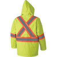 5609 Combinaison de pluie imperm&eacute;able 210D, Polyester/PVC, T-petit, Jaune lime haute visibilit&eacute; Ontario Safety Products