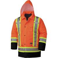 5020BB Manteau de s&eacute;curit&eacute; 7 en 1 imperm&eacute;able, Orange haute visibilit&eacute;, 2T-Grand Ontario Safety Products