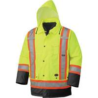 5021BB Manteau imperm&eacute;able 7 en 1, Jaune lime haute visibilit&eacute;, T-petit Ontario Safety Products