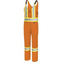6617T Salopettes, Polyester, 40, Orange haute visibilit&eacute; Ontario Safety Products