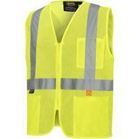 6944 Veste de s&eacute;curit&eacute; ignifuge, Jaune lime haute visibilit&eacute;, Petit, Polyester Ontario Safety Products