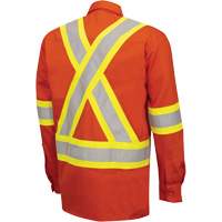 7743 Chemise de s&eacute;curit&eacute; ignifug&eacute;e FR-Tech, Petit, Orange haute visibilit&eacute; Ontario Safety Products