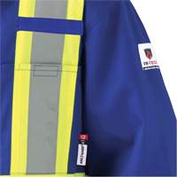 7706T Combinaison ignifuge FR-Tech avec fermetures &agrave; glissi&egrave;re aux jambes, Taille 40 (grand taille), Bleu royal, 9,7 cal/cm² Ontario Safety Products