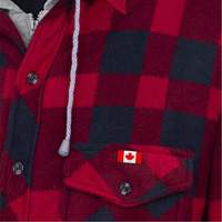 415RB Chemise &agrave; capuche matelass&eacute;e, Hommes, Petit, Multicolore Ontario Safety Products