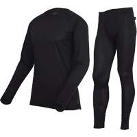 Premium Quick-Dry & Moisture-Wicking Underwear Set, Men's, X-Small, Black SHE485 | Ontario Safety Product