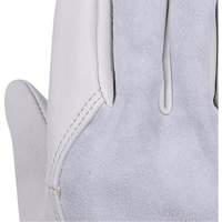 Beige Driver's Gloves, Small, Grain Cowhide Palm SHE731 | Ontario Safety Product