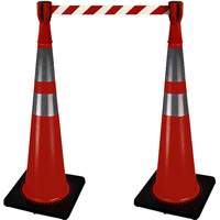 Traffic Cone Topper with 10' Barricade Tape SHE786 | Ontario Safety Product