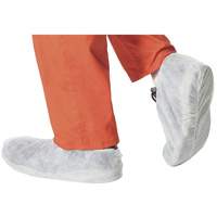 2022 Disposable Shoe Covers, One Size, Polypropylene, White Ontario Safety Products