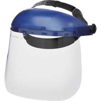 390 Premium Series Single Crown Uncoated Faceshield, Acetate, Ratchet Suspension Ontario Safety Products