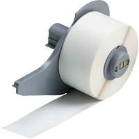 All-Weather Permanent Adhesive Label Tape, Vinyl, White, 1" Width Ontario Safety Products
