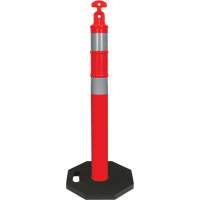 Ensemble de poteau d&eacute;lin&eacute;ateur haute visibilit&eacute;, 42" h, Orange Ontario Safety Products