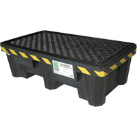 Ultra-Spill Pallet mod&egrave;le &eacute;conomique, 2 barils, Capacit&eacute; de d&eacute;versement 66 gal. US, 53" x 29" x 16,5" Ontario Safety Products