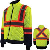 Freezer Jacket, Polyester, High Visibility Orange, Small SHF970 | Ontario Safety Product