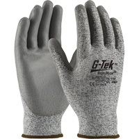 G-Tek<sup>®</sup> Seamless Knit Cut-Resistant Gloves, Size X-Small, 13 Gauge, Polyurethane Coated, PolyKor<sup>®</sup> Shell, ASTM ANSI Level A2/EN 388 Level B SHG023 | Ontario Safety Product