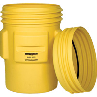 Overpack Plastic Drum Barrel, 95 US gal., Stationary SHG283 | Ontario Safety Product