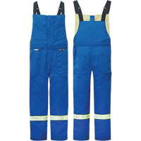 Westex&reg; DH Antistatic 6.5 oz. Flame Resistant Insulated Bib Pants, Small, Royal Blue Ontario Safety Products