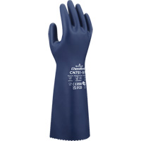 CN751 Chemical-Resistant Gloves, Size Small/7, 15" L, Nitrile, 18-mil Ontario Safety Products