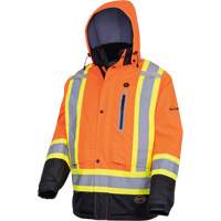 5407 Manteau de s&eacute;curit&eacute; imperm&eacute;able, isol&eacute;e et chauff&eacute;e, Hommes, Petit, Orange haute visibilit&eacute; Ontario Safety Products
