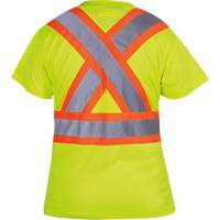 6949 T-shirt de s&eacute;curit&eacute; en il-de-perdrix pour femme, Polyester, T-petit, Jaune lime haute visibilit&eacute; Ontario Safety Products