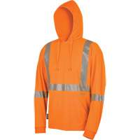 6964 Chandail &agrave; capuchon de s&eacute;curit&eacute; en il-de-perdrix, Petit, Orange haute visibilit&eacute; Ontario Safety Products