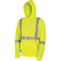 6965 Chandail &agrave; capuchon de s&eacute;curit&eacute; en il-de-perdrix, Petit, Jaune lime haute visibilit&eacute; Ontario Safety Products